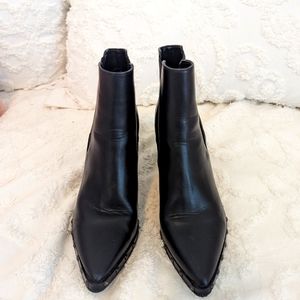 Michael by Michael Shannon Black Studded Boots Size 8